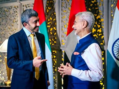 UAE Deputy PM Sheikh Abdullah bin Zayed Al Nahyan lands in Mumbai to discuss bilateral partnership