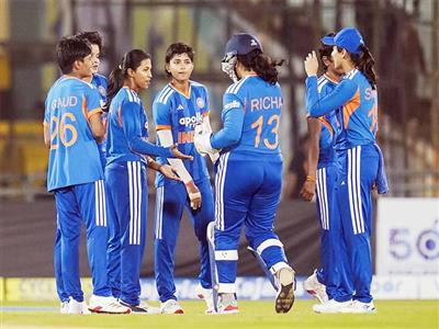 India thrash Zimbabwe by 92 Runs in 3rd women's T20I to complete 3-0 whitewash