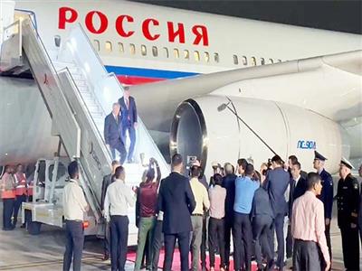 Russia's Parliamentary Speaker Vyacheslav Volodin arrives in New Delhi for 12th BRICS Parliamentary Forum