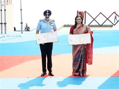 IAF releases special cover during aerial display at Varanasi’s Namo Ghat