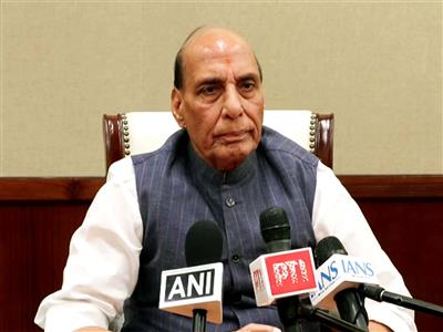 “Instead of expressing regret, Congress is busy defending Kharge”: Rajnath Singh slams Congress president over remark on PM Modi
