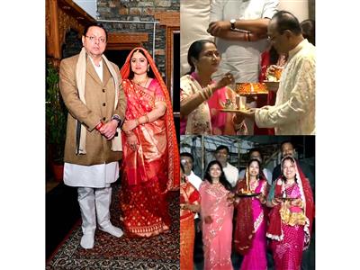 Karwa Chauth 2026: Delhi CM Rekha Gupta, Uttarakhand CM Dhami celebrate festival with traditional rituals 